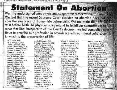 Abortion Newspaper