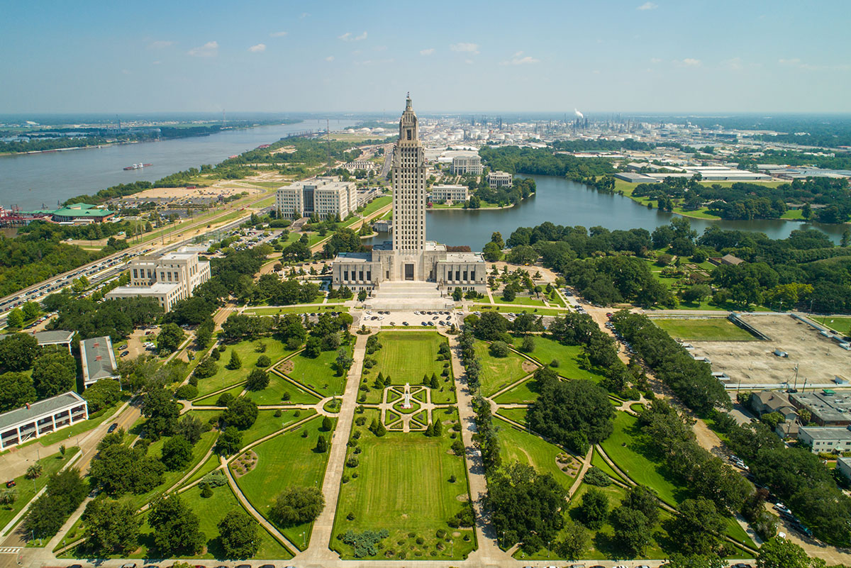 Louisiana Capitol Skyline